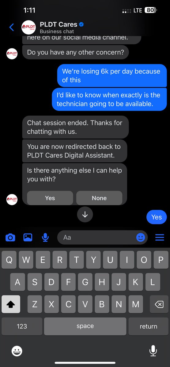 mine_imi's tweet photo. @PLDT_Cares Hello pldt! Yung agent nyong so chloe tinerminate na yung chat session di pa ko tapos makipagusap. Anong klaseng serbisyo yan?! https://t.co/NcfUgpR4Hk