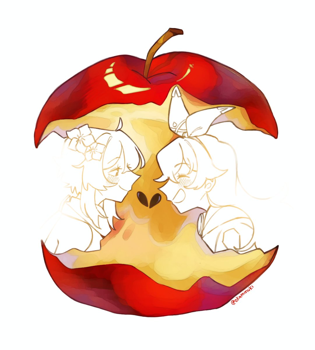 sweet apple 
🍎💛❤️
#lumiamber #appletrend