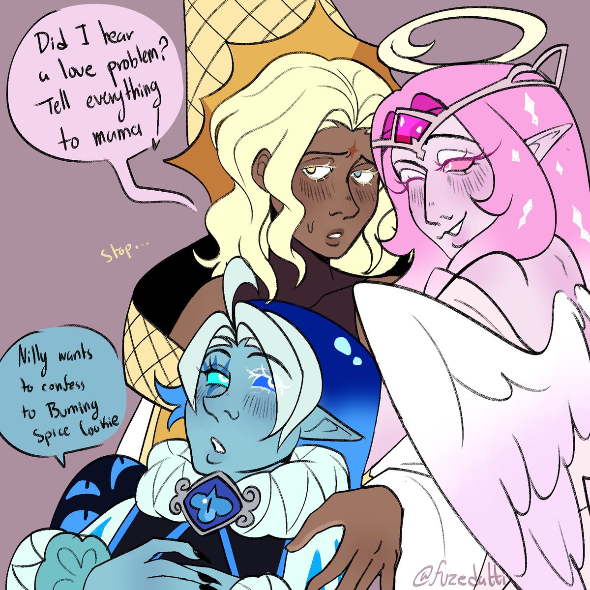 fuzzetz's tweet image. Not NSFW but my #burningvanilla meme post blew up so heres a treat

#polybeasts #shadownilla #eternalvanilla #mysticvanilla