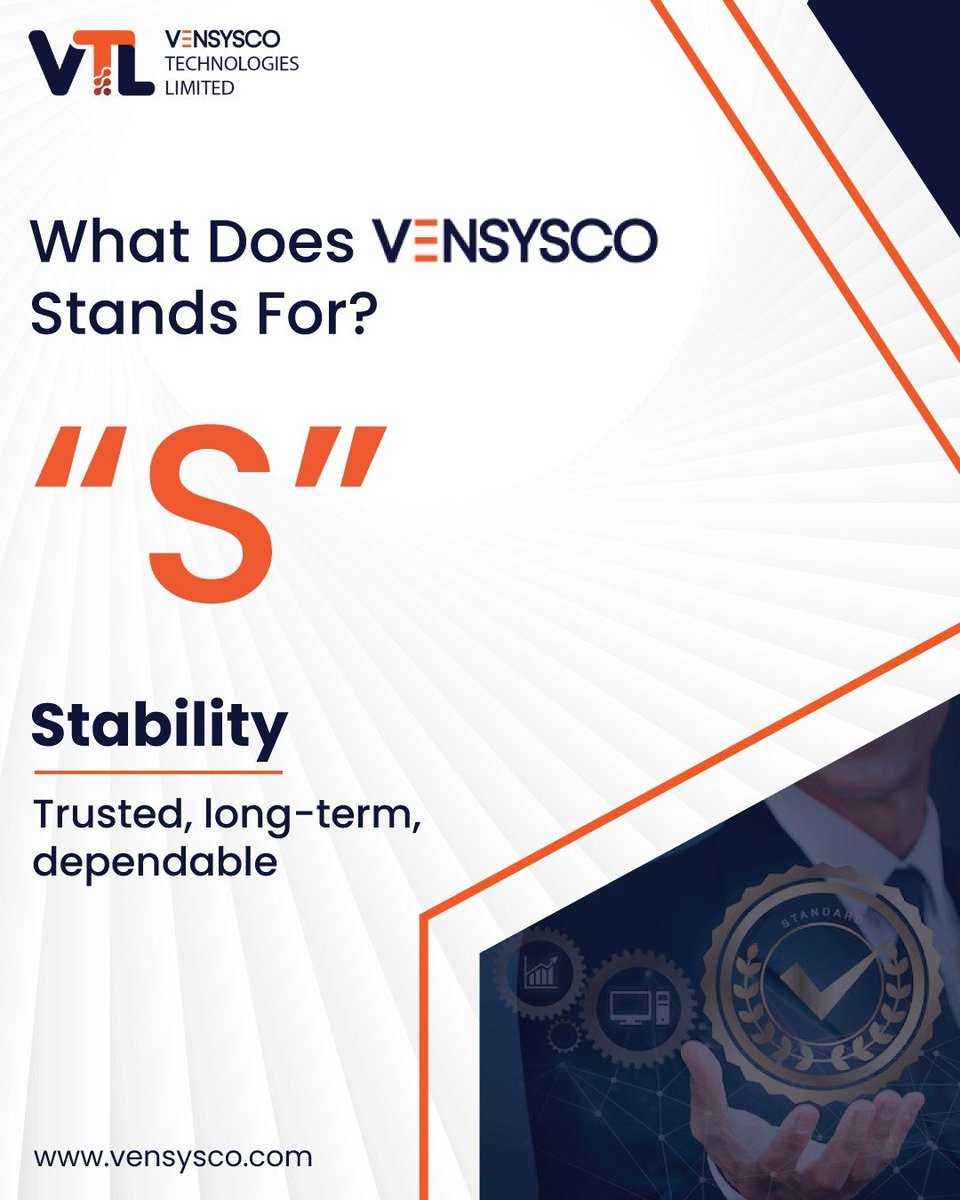 vensysco's tweet image. S is for Stability
Trust in long-term, dependable solutions that keep your infrastructure secure &amp;amp; running smoothly that’s the Vensysco promise.
See how we ensure 24/7 reliability: vensysco.com

#StabilityMatters #SecureInfrastructure #ReliableSolutions  #TechStability