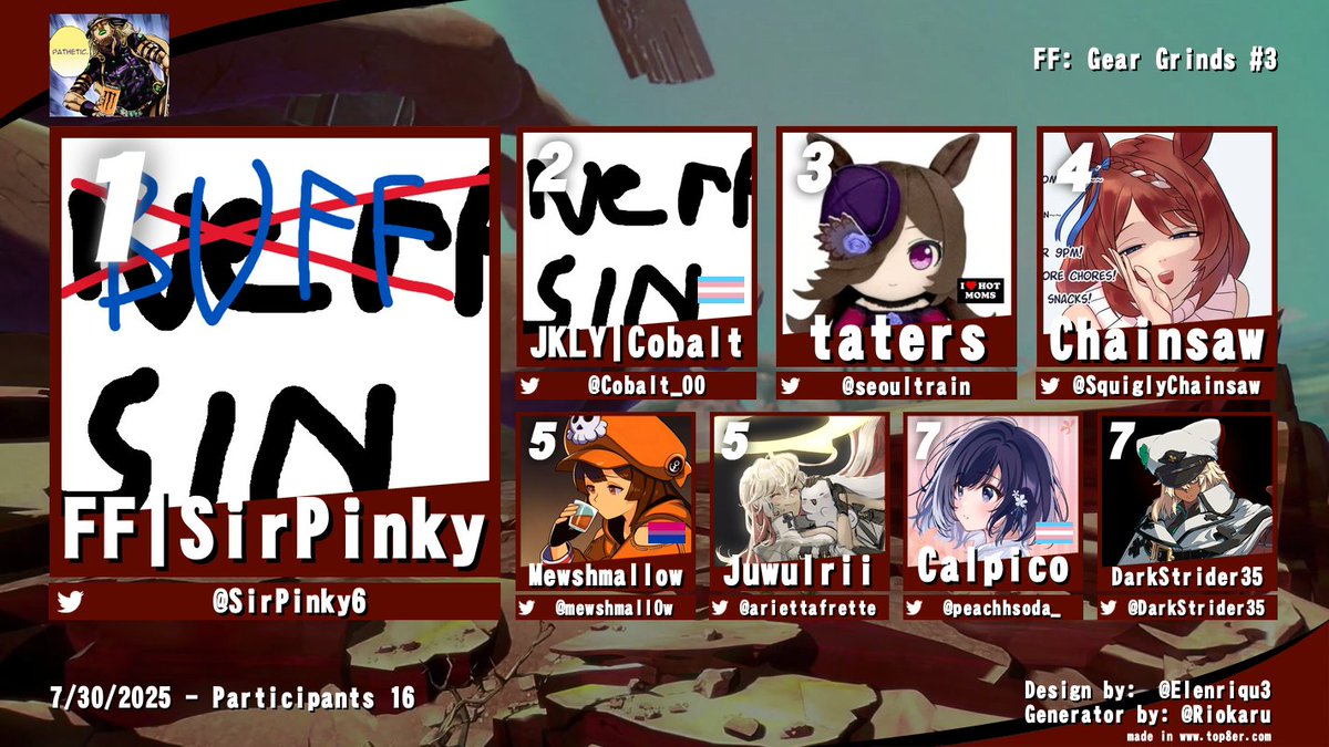 Frisson Fighters tweet media