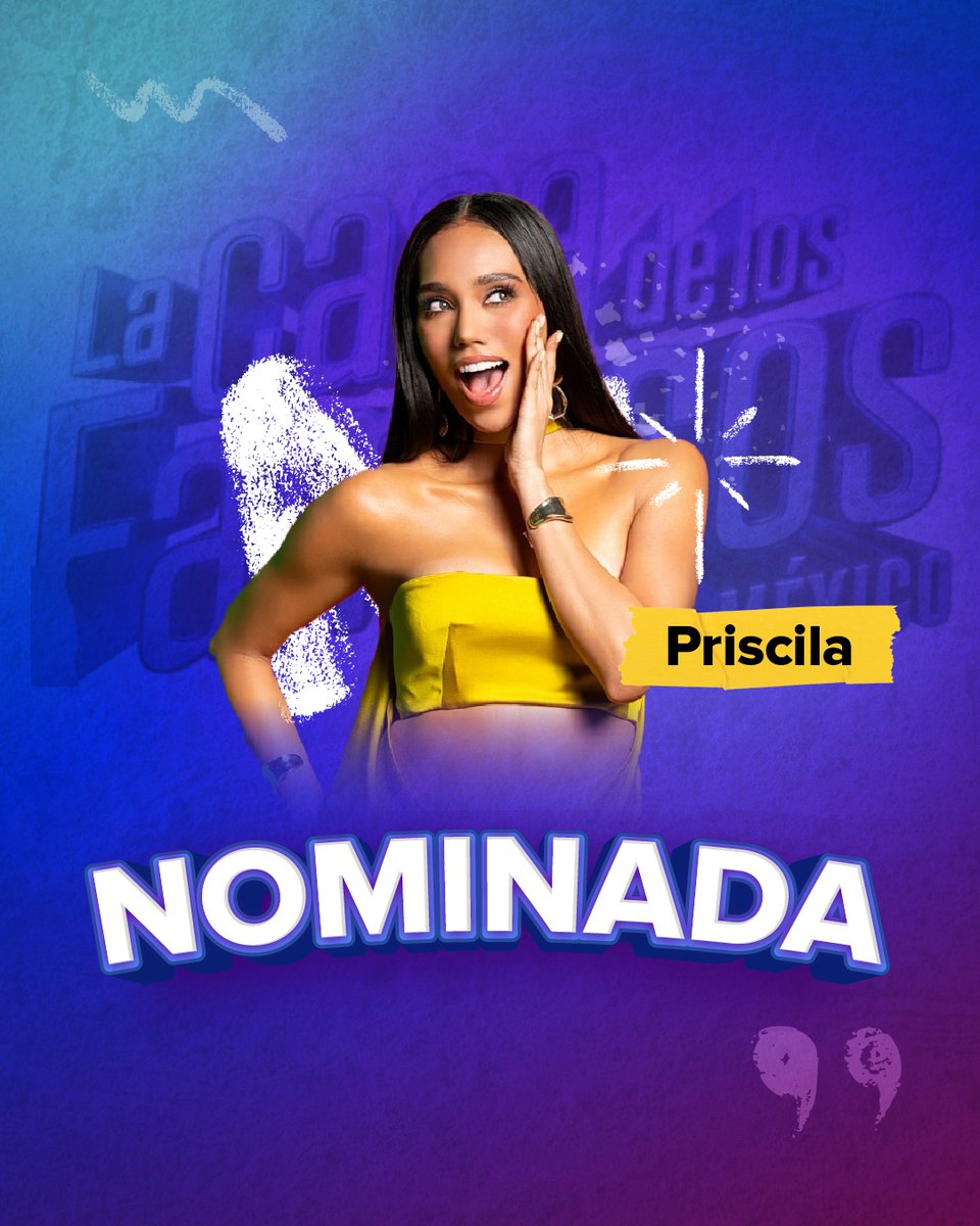 📺 'La Casa de los Famosos México 2025' vivió su primera nominación de la tercera temporada este miércoles, en una noche que dejó a cinco participantes nominados.

Por decisión de los habitantes de la casa, Adrián di Monte, Priscila Valverde, Olivia Collins, Ninel Conde y Elaine
