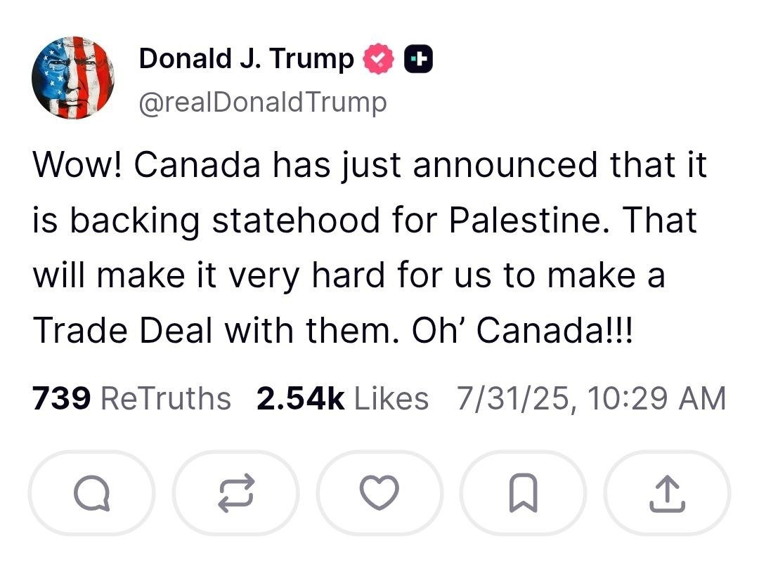 from Canada being 51st state to Trade deal - Trump has chickened out on another narrative he himself created.