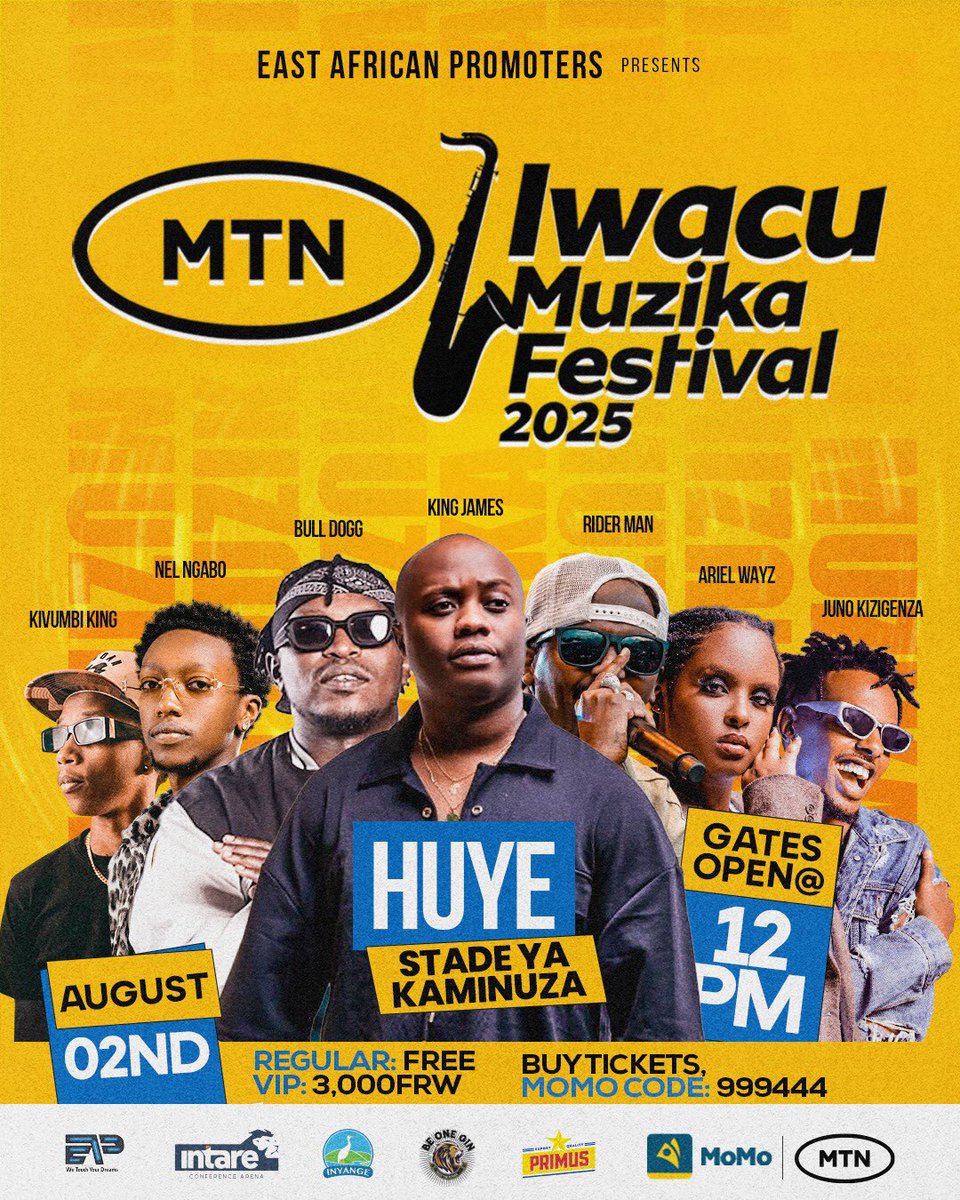 Iyo tumanutse mu mujyi ufite amateka kuko ariho muzika yavukiye kuva 2005 numva ko hagiye kuba Ibitangaza. Bwa mbere  Ariel wayz,Kivumbi,Nel Ngabo na  Juno bagiye gukubitira Huye. Abanyeshuri babakunda kandi niteguye kuhabona ambillance yo hejuru. 
#MtnIwacuMuzikaFestival2025 .