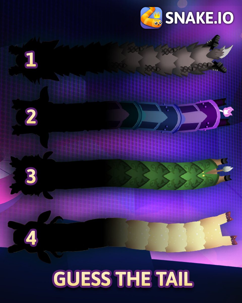 Guess the Tail!

These legendary tails belong to the Gods of Music, but can you tell which tail rocks with which god? 🤔

Drop your guesses below! ⬇️

#snakeio #snakeiochallenge