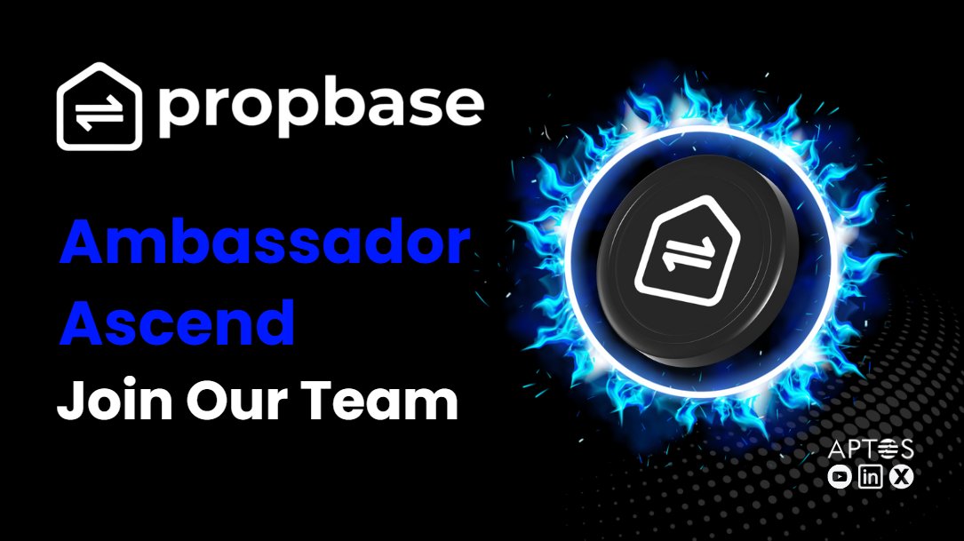 🚀 Propbase Ascend🚀
Our Biggest Ambassador Push Yet! 

We're thrilled to announce Propbase Ascend – the ultimate upgrade including an ascension to our  Ambassador Program, designed to skyrocket our community and amplify the voice calling for more Propbase everywhere! 

Here's