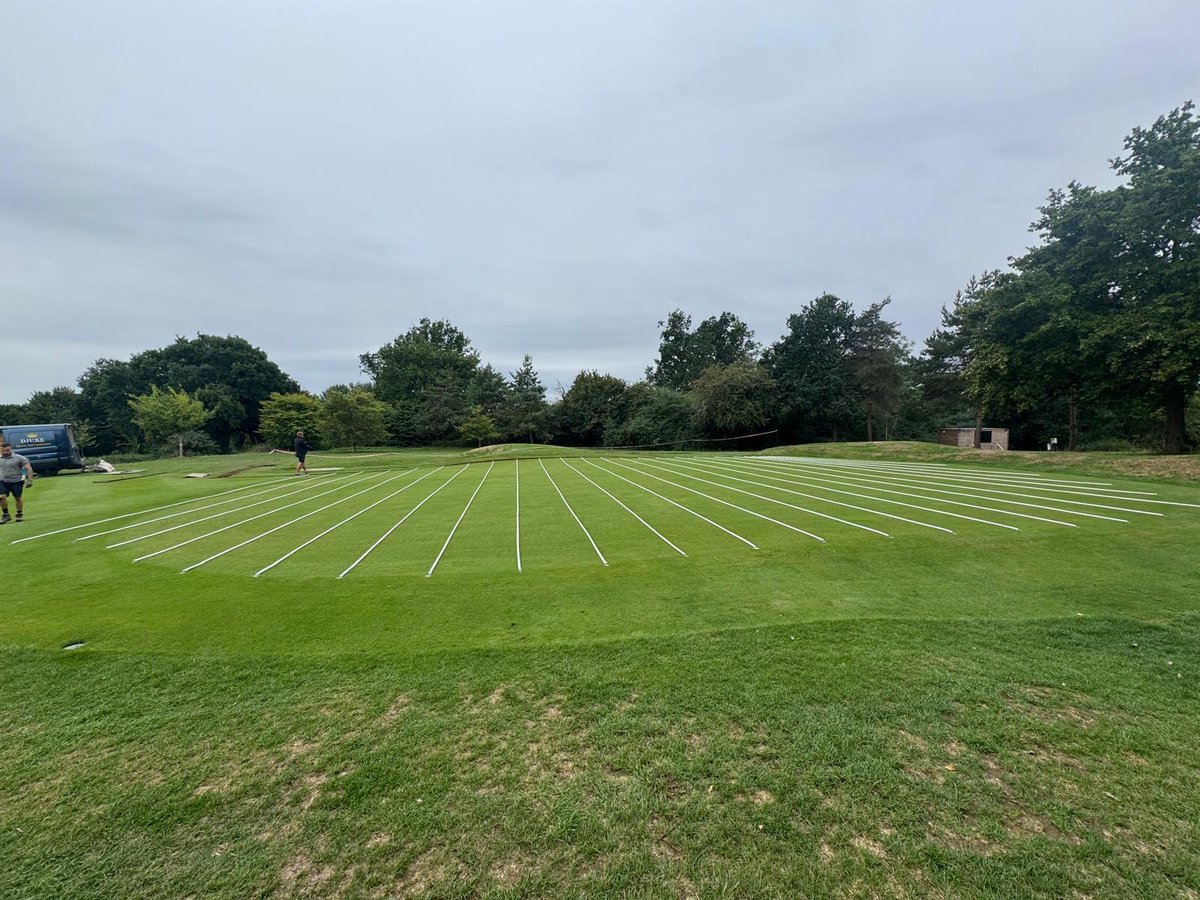 This week at #DJUKE .... Three greens were installed with #HYDROWICK at #VERULAMGC