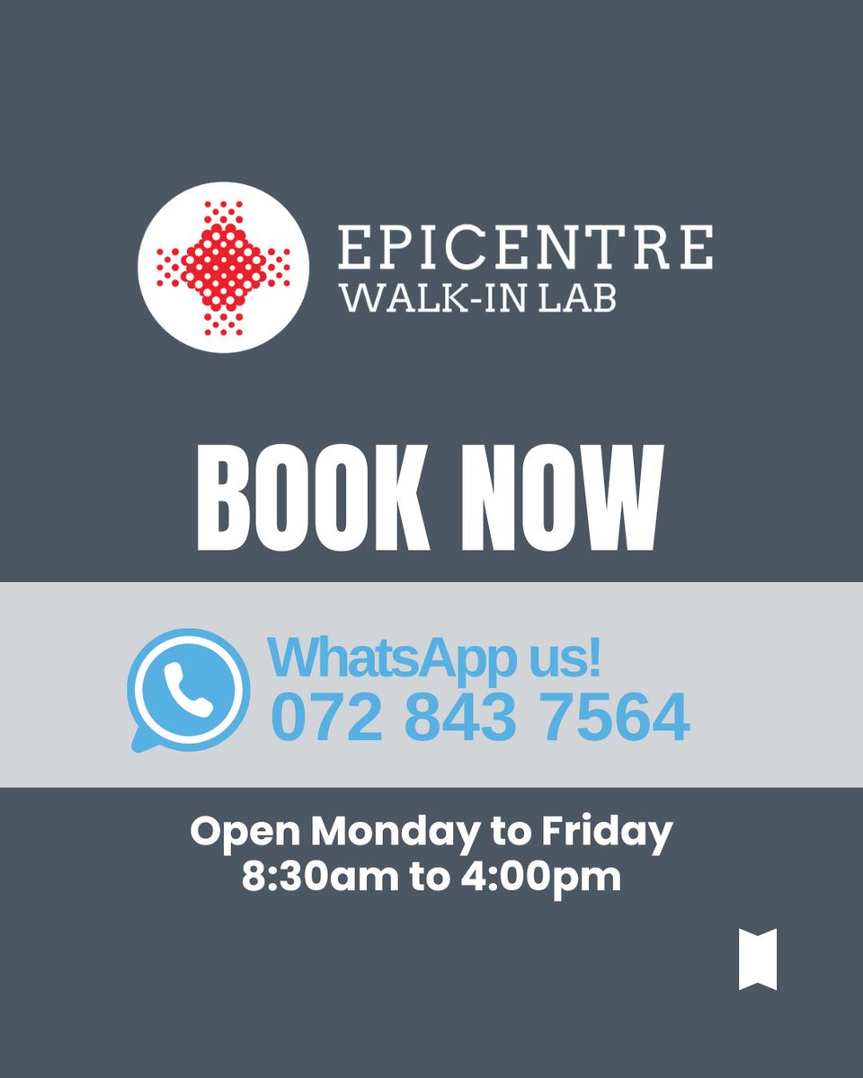 epicentre_za's tweet image. About our Epicentre Walk-In Labs 🩵 

Swipe to learn more ➡️ 

#epicentre #walkinlab #posts #health #wellness #trends #fy #fyp #explore #explorepage #carousel #joburg #durban #capetown #viral #trending