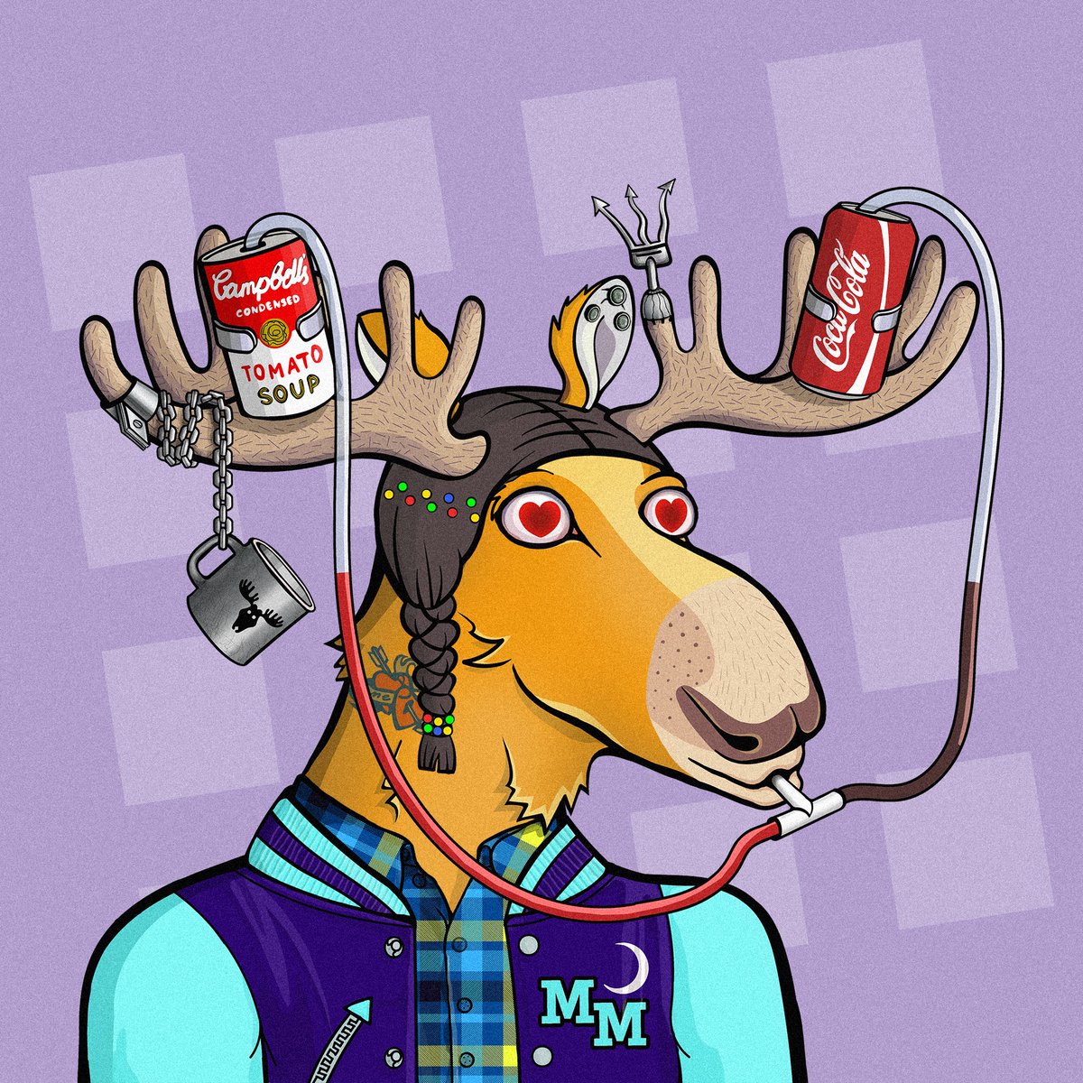 GMoose dear legends😍
My go-to snack when I’m in love❤️‍🔥: some Cambell’s and some Coke. What’s your crazy food combo?🤪
#moonmoose  #NFTCommunity #NFTdrops