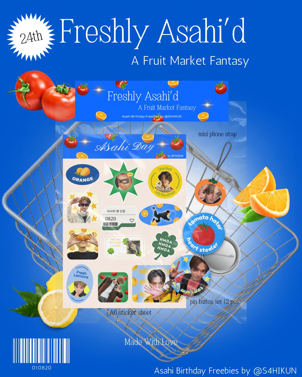 Freshly Asahi’d: A Fruit Market Fantasy
🍅Asahi’s birthday freebies by <a href="/S4HIKUN/">ira</a> 

⭐️ How to Claim ⭐️
• RT &amp; like this post
• for Arangdans &amp; INA TEUME only
• checkout by🍊 (no rf)
🛒 claim period: 25.8 – 19.20 WIB

drop ur @ if you want to be tagged‼️
