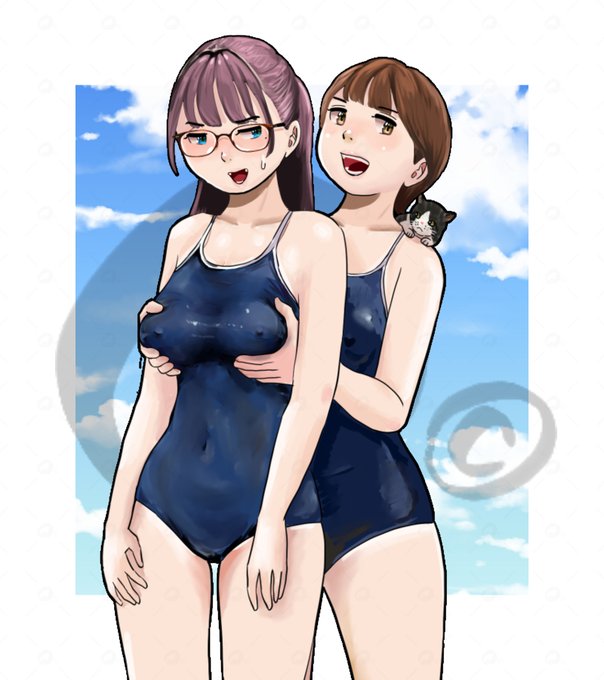 #今月描いた絵を晒そう 
もみもみ 