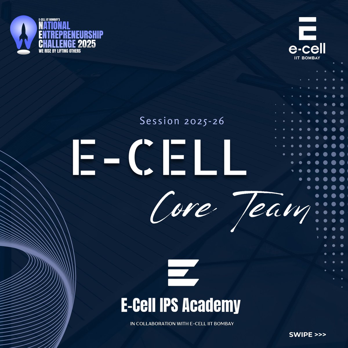 Meet the minds behind E-Cell IPS Academy! 💡
Creators, coders, promoters &amp; planners — one unstoppable team. 💥
📸 Full reveal on Insta: ( instagram.com/p/DMwWaG4TcNo/…) 
#ECellIPS #TeamReveal #ecellineverycollege #nec_ecell_iitbombay  
<a href="/ecell_iitb/">E-Cell, IIT Bombay</a>