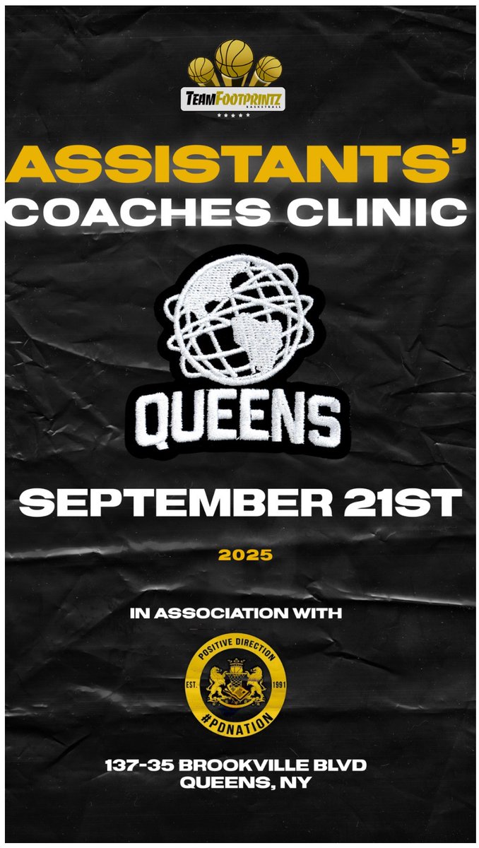 And we are back…

Our annual #theassistantscoachingclinic is scheduled for September 21st, 2025 in 🗽.

Last year we had college coaches from Holy Cross, UMASS, Binghamton, Fairfield, Marist, Adelphi, Fordham and prep schools like Northfield Mount Hermon and Blair Academy…