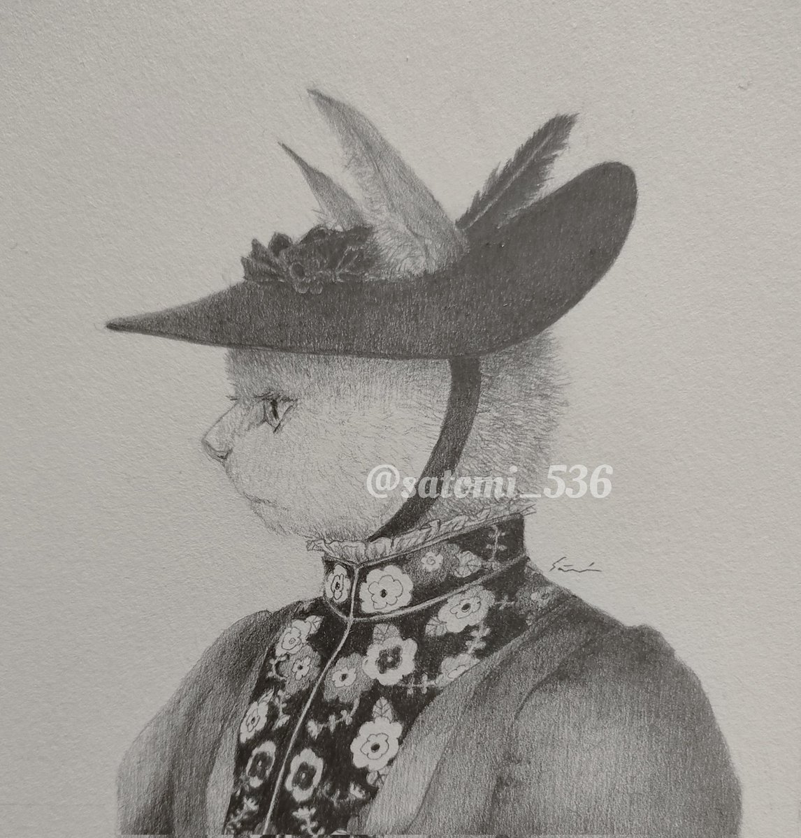 erimaki(<a href="/cat_erimaki/">erimaki_cat</a>)さんでの
オンライン販売は本日20時までです
ご興味ありましたらば😊
＃シャーペン画