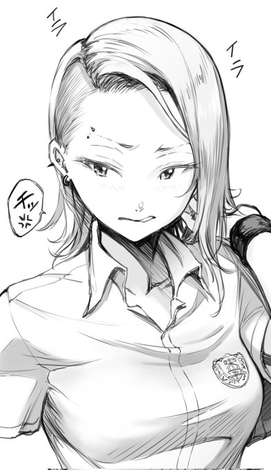 化粧映えしそうなヤンキー女子のスッピン好き好き侍。 