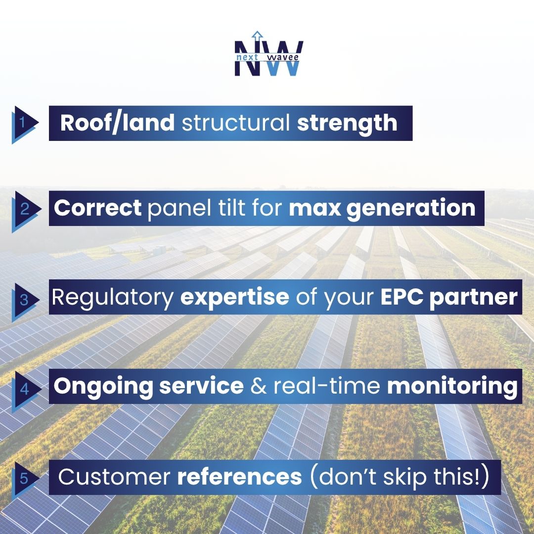 next_wavee's tweet image. 🔆 Going solar for your factory?
Smart move — if done right.
✅ 5 key checks before you invest
💡 Tips from expert Parag Shah (Environomics LLP)
Avoid mistakes. Maximize returns.

🎥 Watch now &amp;amp; make the smart switch!
youtu.be/dJUxVtZpydQ?si…

#nextwavee #nextwaveetalks