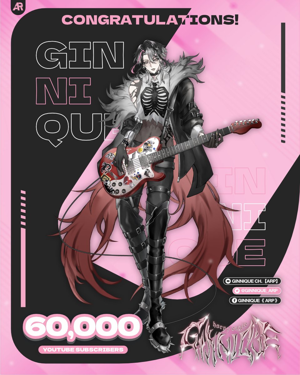 Algorhythm Project (@arp_vtuber) on Twitter photo ขอแสดงความยินดีกับ
<a href="/Ginnique_ARP/">Ginnique 🦅🎸《 ARP 》</a>🦅🎸
บาริสต้ามือกีตาร์แรปเป็นไฟแห่งกลุ่มดาว Scorpio
ที่มีผู้ติดตามใน YouTube ครบ 60,000 คน 🎊✨
มาร่วมเป็น #จูนิเปอร์ ของคุณจินนิค ได้ที่
YT: youtube.com/@Ginnique_ARP
#GinniqueARP #ScorpioARP #ARProject #Vtuber #VtuberTH ขอแสดงความยินดีกับ
<a href="/Ginnique_ARP/">Ginnique 🦅🎸《 ARP 》</a>🦅🎸
บาริสต้ามือกีตาร์แรปเป็นไฟแห่งกลุ่มดาว Scorpio
ที่มีผู้ติดตามใน YouTube ครบ 60,000 คน 🎊✨
มาร่วมเป็น #จูนิเปอร์ ของคุณจินนิค ได้ที่
YT: youtube.com/@Ginnique_ARP
#GinniqueARP #ScorpioARP #ARProject #Vtuber #VtuberTH