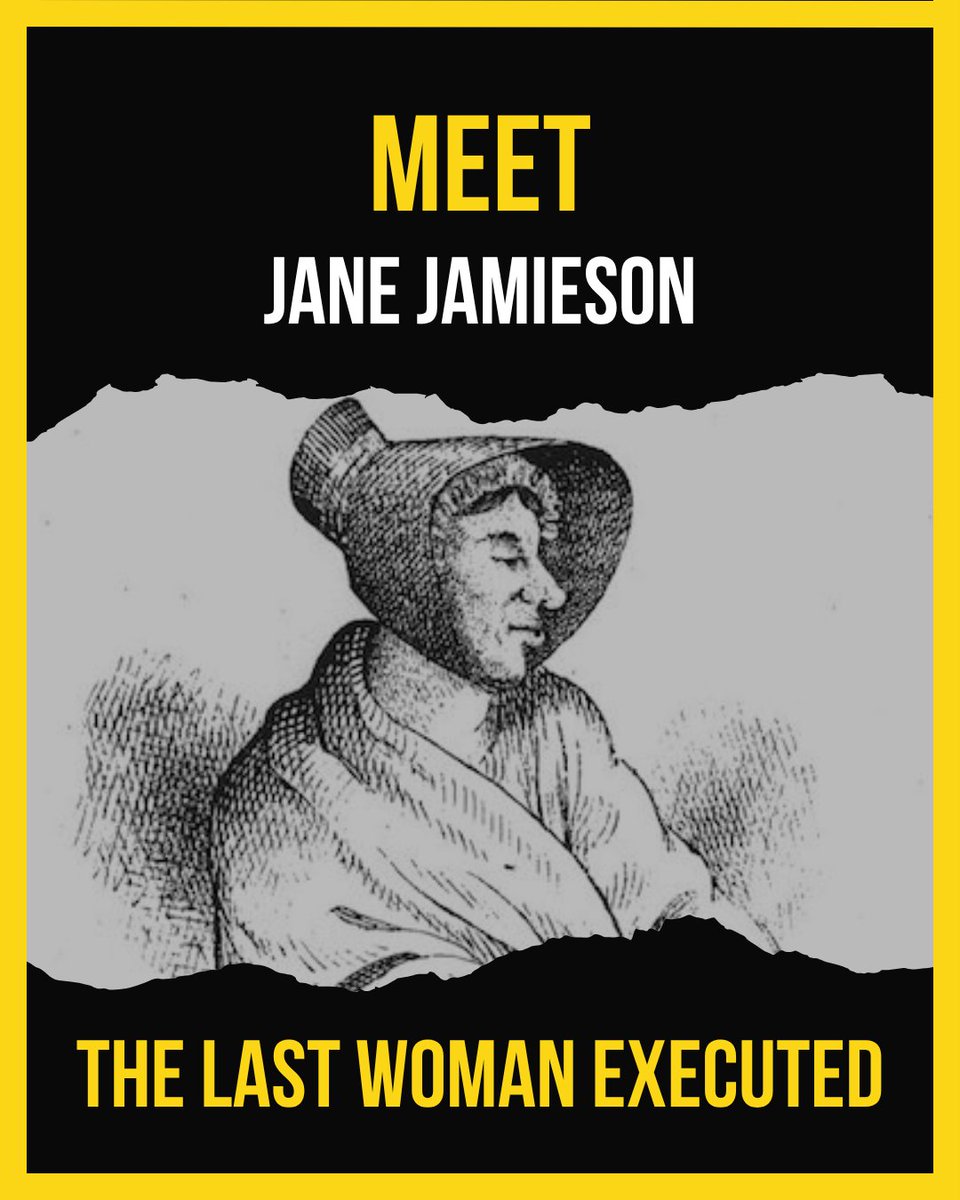 lastdyingwords1's tweet photo. Meet Jane Jamieson. The last woman executed in Newcastle. Hanged, for the murder of her mother, in front of an est 40,000 people on Newcastle's Town Moor and then publicly dissected at the Barber Surgeons. To hear more of her story read Newcastle Prison A History. Link in bio. https://t.co/tDMyBxVEBZ