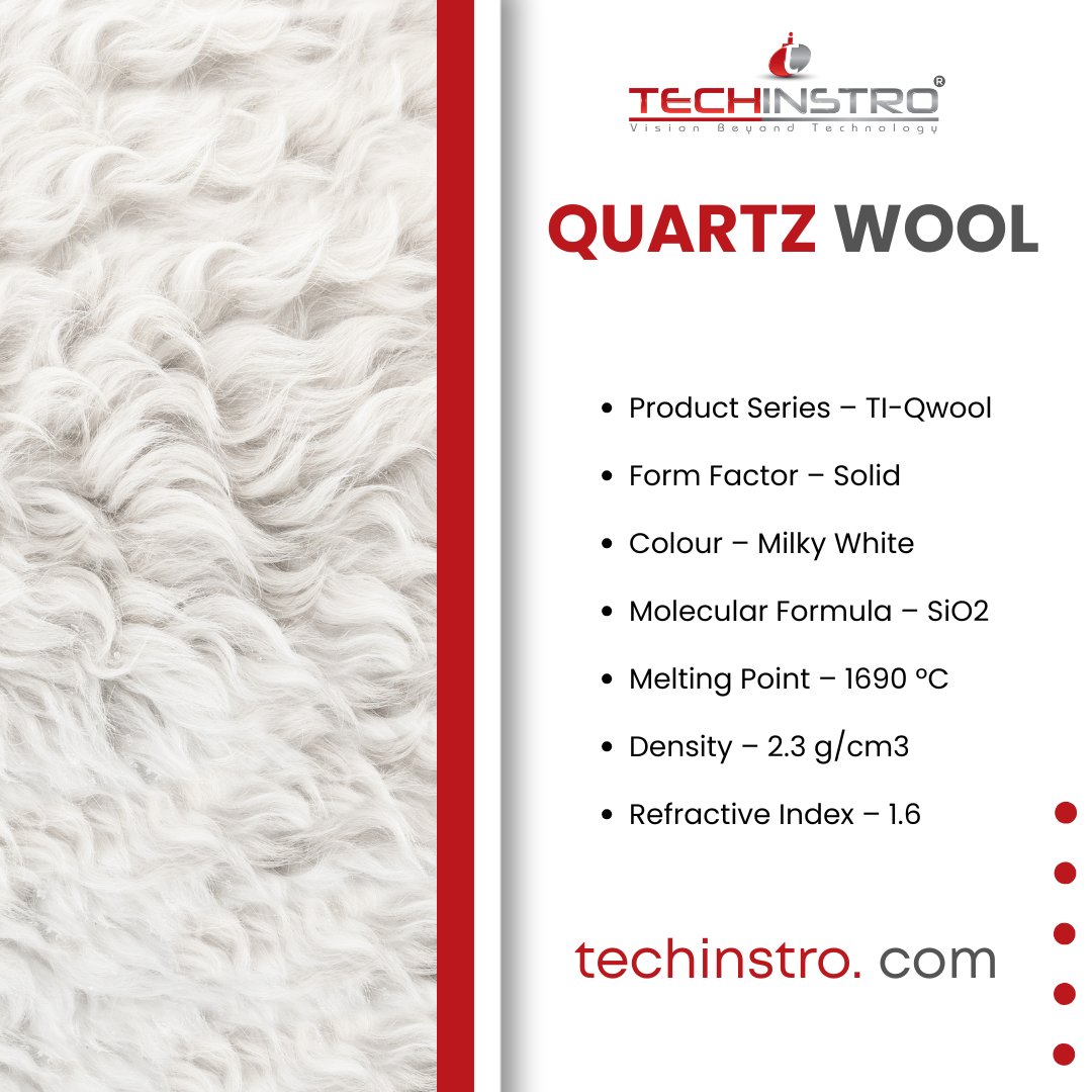techinstro's tweet image. #QuartzWool
#HighTempInsulation
#ThermalInsulation
#IndustrialInsulation
#SilicaWool
#QuartzFiber
#HeatResistant
#RefractoryMaterial
#ThermalProtection