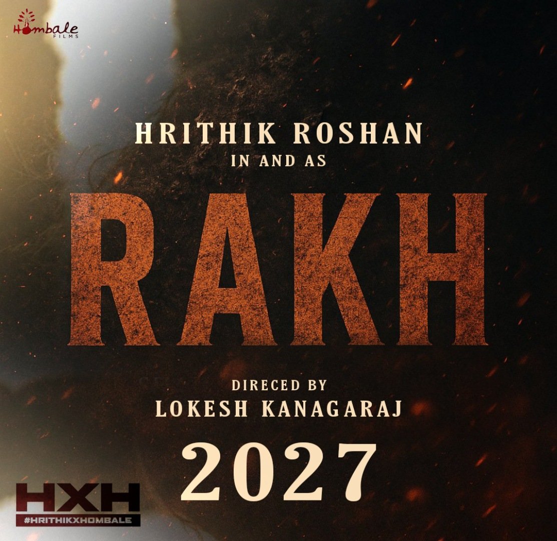 LodhiHotshot's tweet photo. INSIDE REPORT: The title of #HRITHIKxHOMBLE may be #RAKH but we have to wait for the official announcement

#HrithikRoshan #HimbaleFilms https://t.co/tx9s5Eo6K5