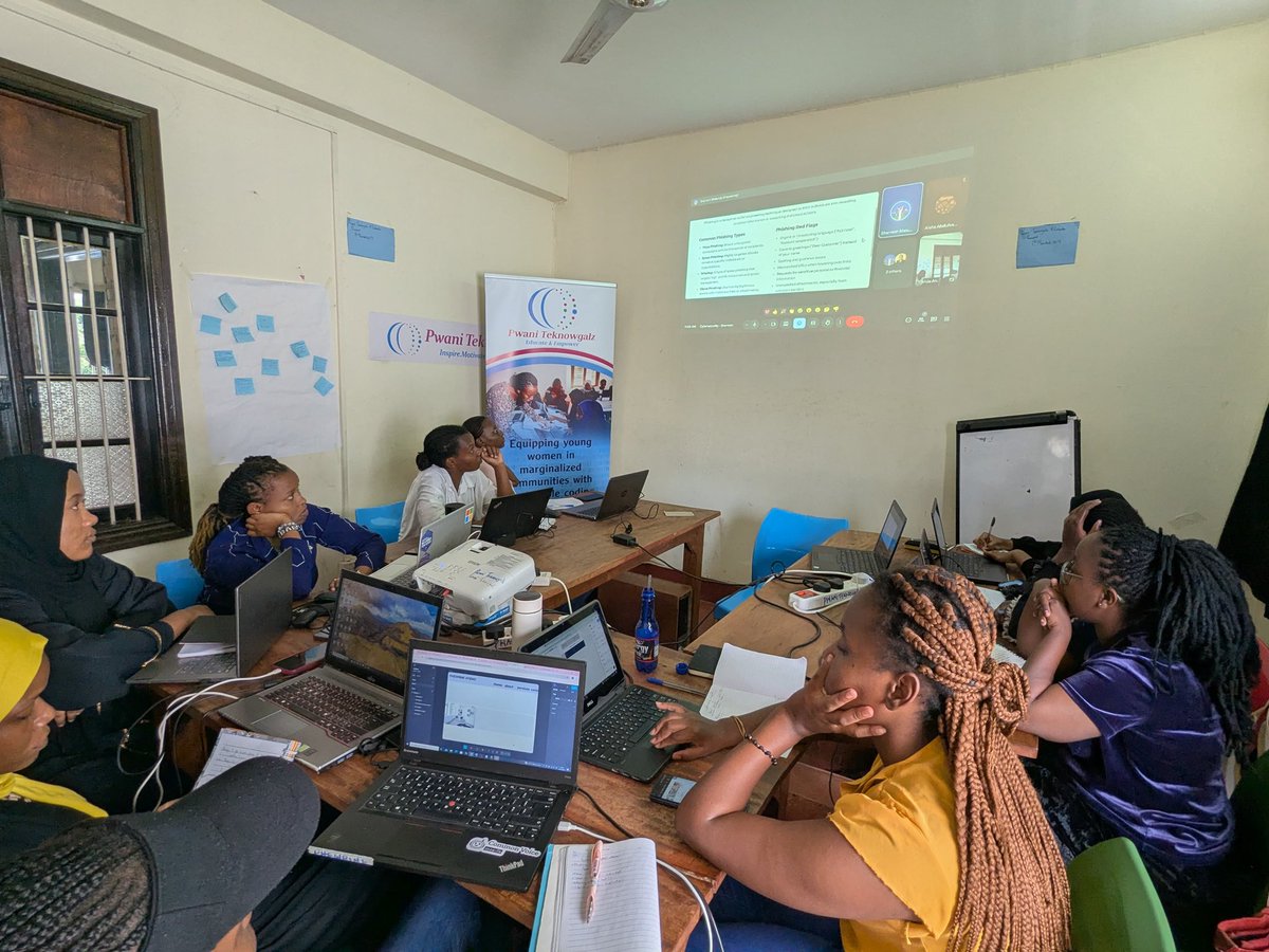 pwaniteknowgalz's tweet photo. We're thrilled to have @shermimmatunda, a #CodeHack alumna now mentoring girls in our Cybersecurity Accelerator! From learner to leader, she’s proof of what investing in girls in tech can do.
#WomenInTech #Cybersecurity #codehack #TechForGood https://t.co/WXQZaMzH61