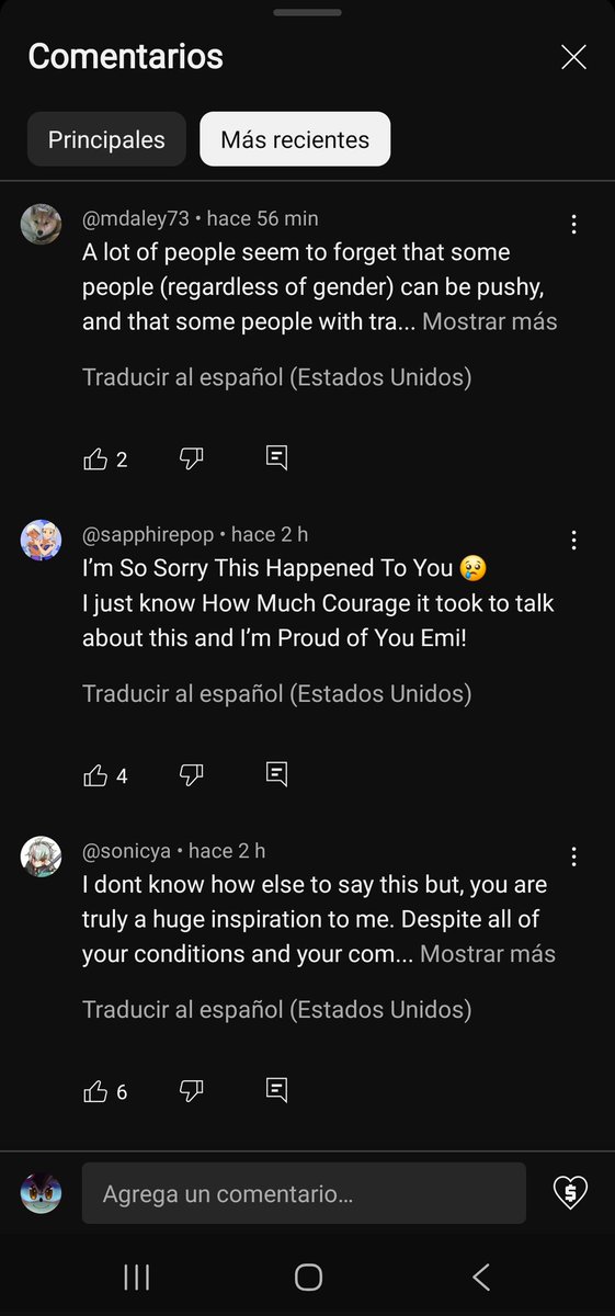 SonicBlastYT1's tweet photo. Para empeorar las cosas, Emi está borrando activamente comentarios en YouTube que la critican o que simplemente piden claridad y solo deja comentarios de personas quienes le dan apoyo a ella como si fuera la victima. https://t.co/vGFyBP04US