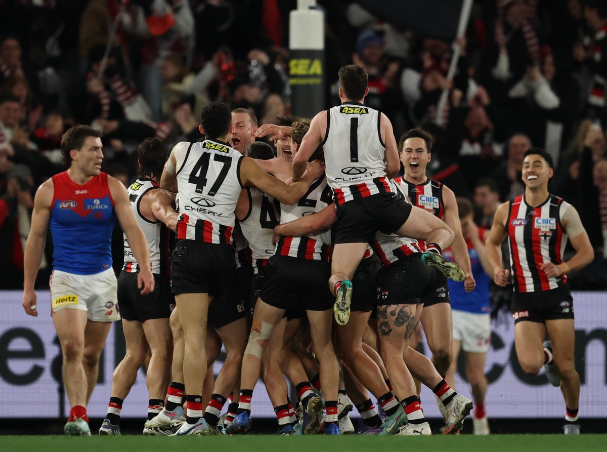 Did you leave at 3QT on Sunday? Don't even worry!  

We'll be playing the entire last quarter on the Marvel Stadium big screens from 12:22pm before our game against the Roos.  

See you then xx