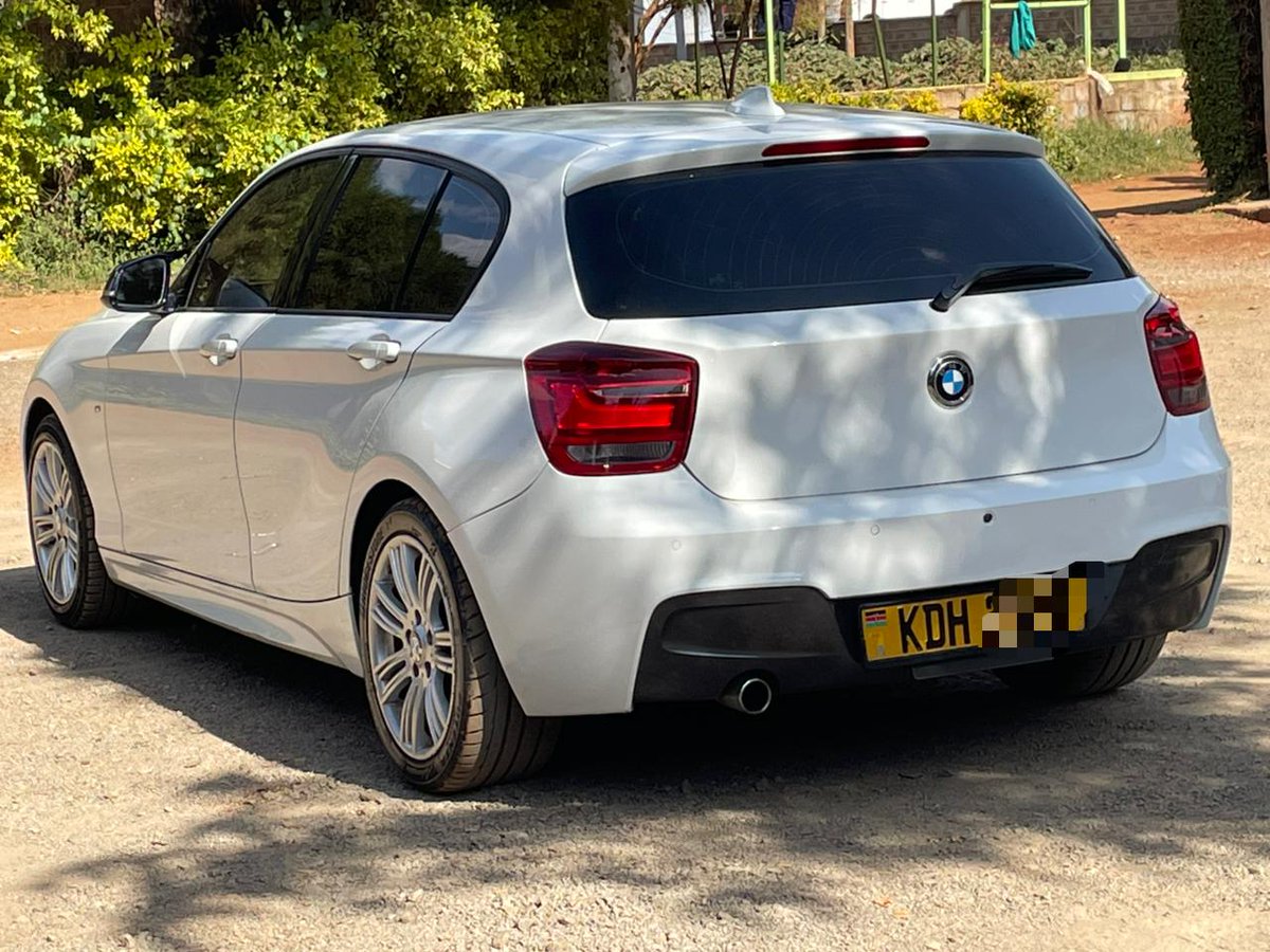 2015 BMW 116i M sport
1.6L turbo petrol 
Tuned Stage 1 to push 200 Hp
Mileage:125k kms 

Price:KES 1,549,000/=
Enquiries:📞0796943616
kevandcarz.com 

Features:
-Alcantara seats 
-M sport styling 
-Premium sound 
-Multifunctional steering wheel 
-Reverse Camera 
-Parking