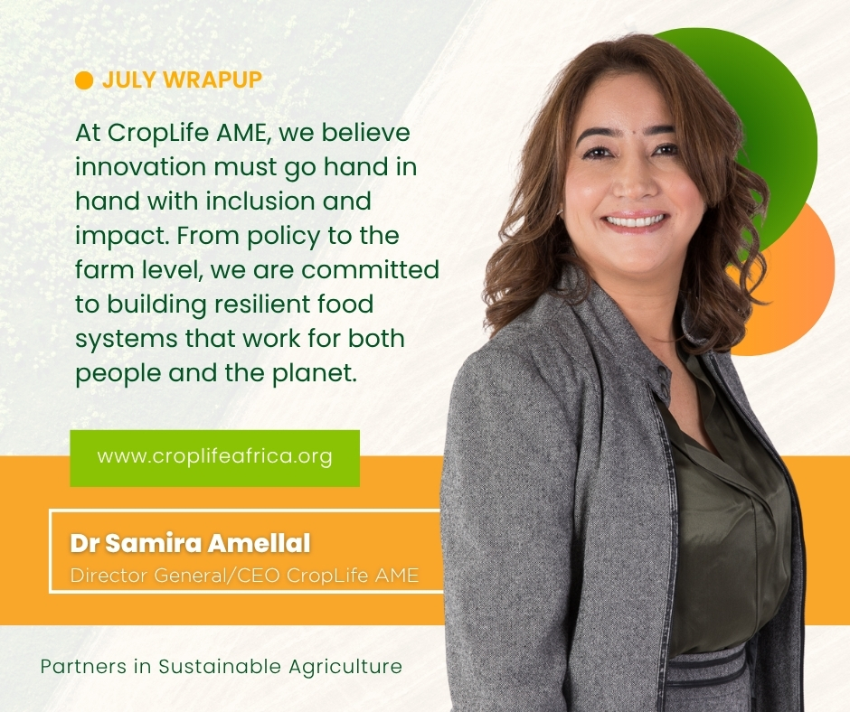 CropLife Africa Middle East (@croplifeame) on Twitter photo As Jul wraps, here’s what we’ve been driving at CLAME: 🍅 Protecting crops 🌍 Tackling climate change with smart ag solutions 👩🏽🌾 Backing women in green value chains 🛡️ Advancing biopesticide access. Innovation, inclusion & impact—together. As Jul wraps, here’s what we’ve been driving at CLAME: 🍅 Protecting crops 🌍 Tackling climate change with smart ag solutions 👩🏽🌾 Backing women in green value chains 🛡️ Advancing biopesticide access. Innovation, inclusion & impact—together.