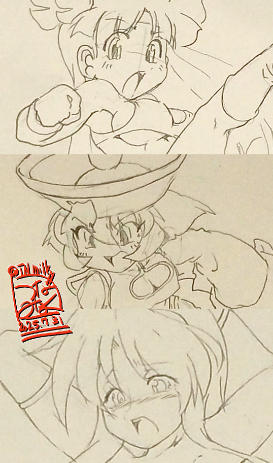 【NSFW】検査入院中のラクガキまとめをMisskeyにUPしましたのでプロフィールのリンクから宜しくです…がイラストの内容がNSFWなので閲覧注意＆子供は見たら駄目。入院前に描いたモノも混ざってるけど気にしちゃいけません(ｪｰ