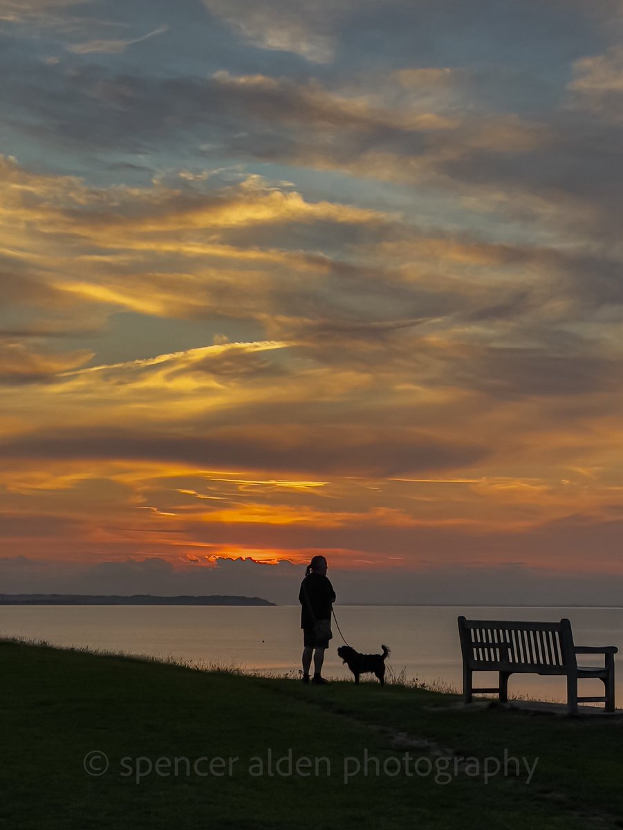 One man and he’s dog , Tankerton slopes