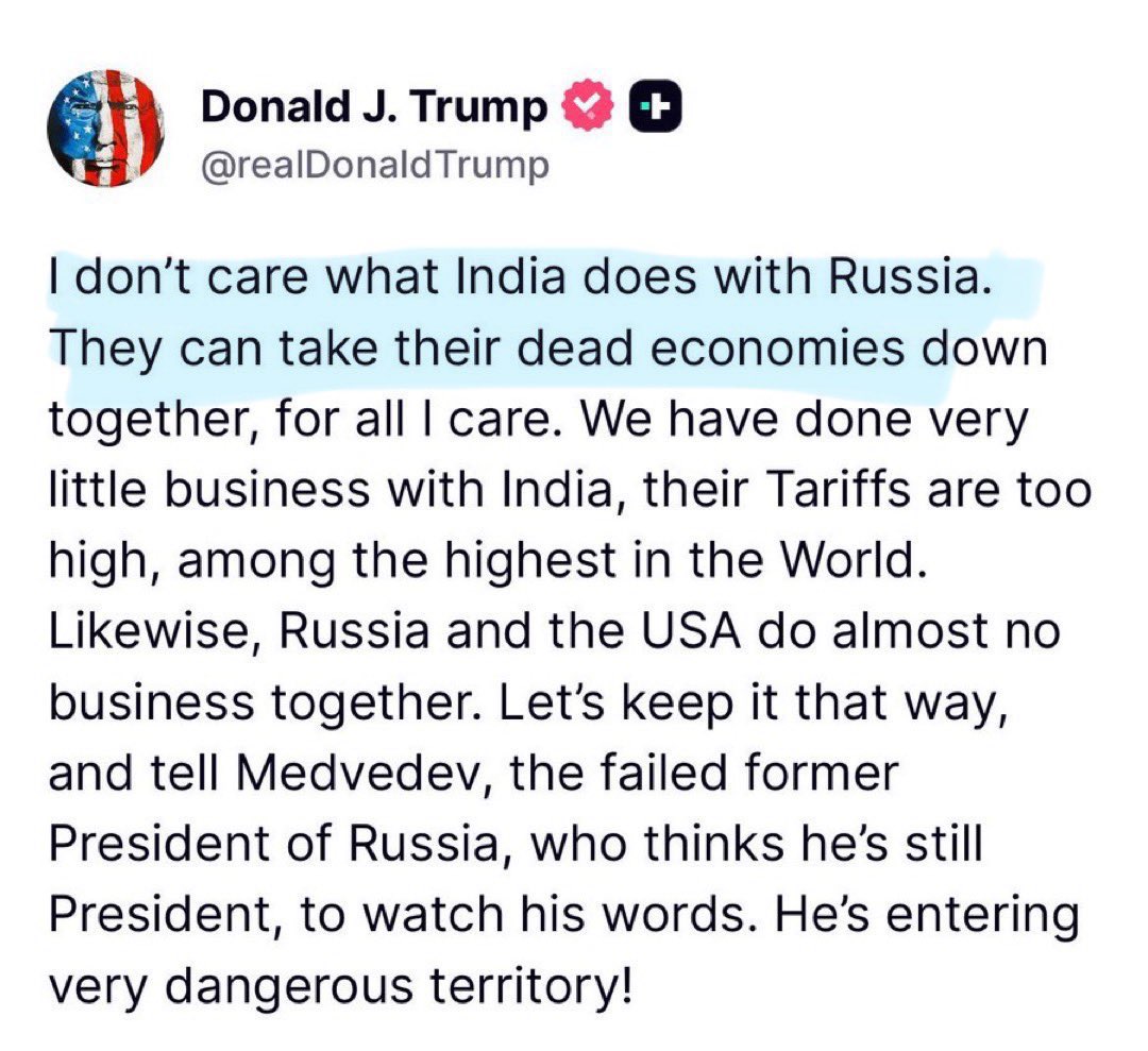 Vandana Sinha (@advvandnasinha) on Twitter photo India has тАЬDEAD ECONOMYтАЭ
What our vishwaguru has to say now
тАЬрдЕрдмрдХреА рдмрд╛рд░ рдЯреНрд░рдореНрдк рд╕рд░рдХрд╛рд░ тАЬ
рдХреНрдпрд╛ <a href="/narendramodi/">Narendra Modi</a> рдЬреА рдХреБрдЫ рдЬрд╡рд╛рдм рджреЗрдВрдЧреЗ ЁЯЩЖтАНтЩАя╕П India has тАЬDEAD ECONOMYтАЭ
What our vishwaguru has to say now
тАЬрдЕрдмрдХреА рдмрд╛рд░ рдЯреНрд░рдореНрдк рд╕рд░рдХрд╛рд░ тАЬ
рдХреНрдпрд╛ <a href="/narendramodi/">Narendra Modi</a> рдЬреА рдХреБрдЫ рдЬрд╡рд╛рдм рджреЗрдВрдЧреЗ ЁЯЩЖтАНтЩАя╕П