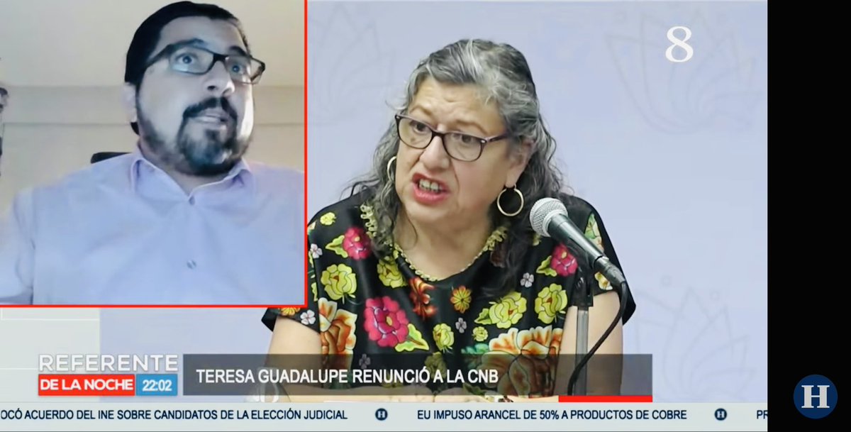 Agradezco la invitación de <a href="/JavierSolorzano/">Javier Solórzano</a> a “El Referente” por <a href="/heraldo_tv/">Heraldo Televisión</a> <a href="/heraldodemexico/">El Heraldo de México</a>. Compartí mis impresiones sobre la renuncia de Teresa Reyes como titular de #CNB y la desaparición forzada en MX.

Mi intervención a partir del min 55:25 👉 lnkd.in/gq8DMExn