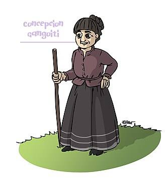 #GaurkoEgunez jaio zen 1883an Concepcion Gangoiti, gerraurreko maistra eta ekintzailea, Larrabetzun.
Euzko Ikastola Batzako bultzatzailea eta lehendakariordea
Belostikaleko eskoletako administrazio-taldeko kidea 
Ilustratzailea: <a href="/irribarrez/">Eñaut</a> 
eu.wikipedia.org/wiki/Concepcio…