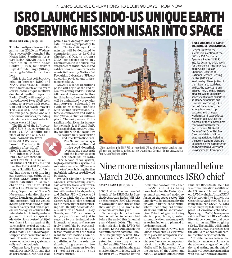 Bosky Khanna (@boskykhanna) on Twitter photo with #NISARLaunch in sun synchronous polar orbit <a href="/isro/">ISRO</a> @nasa set space science benchmark. Data to help globe
<a href="/NewIndianXpress/">The New Indian Express</a>
<a href="/XpressBengaluru/">TNIE Karnataka</a>
<a href="/KannadaPrabha/">kannadaprabha</a>
<a href="/santwana99/">santwanabhattacharya</a>
<a href="/Cloudnirad/">Nirad Mudur</a>
<a href="/NammaBengaluroo/">ನಮ್ಮ ಬೆಂಗಳೂರು Namma Bengaluru</a>
<a href="/NammaKarnataka_/">Namma Karnataka</a>
<a href="/PMOIndia/">PMO India</a>
<a href="/DrJitendraSingh/">Dr Jitendra Singh</a>
newindianexpress.com/states/karnata… with #NISARLaunch in sun synchronous polar orbit <a href="/isro/">ISRO</a> @nasa set space science benchmark. Data to help globe
<a href="/NewIndianXpress/">The New Indian Express</a>
<a href="/XpressBengaluru/">TNIE Karnataka</a>
<a href="/KannadaPrabha/">kannadaprabha</a>
<a href="/santwana99/">santwanabhattacharya</a>
<a href="/Cloudnirad/">Nirad Mudur</a>
<a href="/NammaBengaluroo/">ನಮ್ಮ ಬೆಂಗಳೂರು Namma Bengaluru</a>
<a href="/NammaKarnataka_/">Namma Karnataka</a>
<a href="/PMOIndia/">PMO India</a>
<a href="/DrJitendraSingh/">Dr Jitendra Singh</a>
newindianexpress.com/states/karnata…