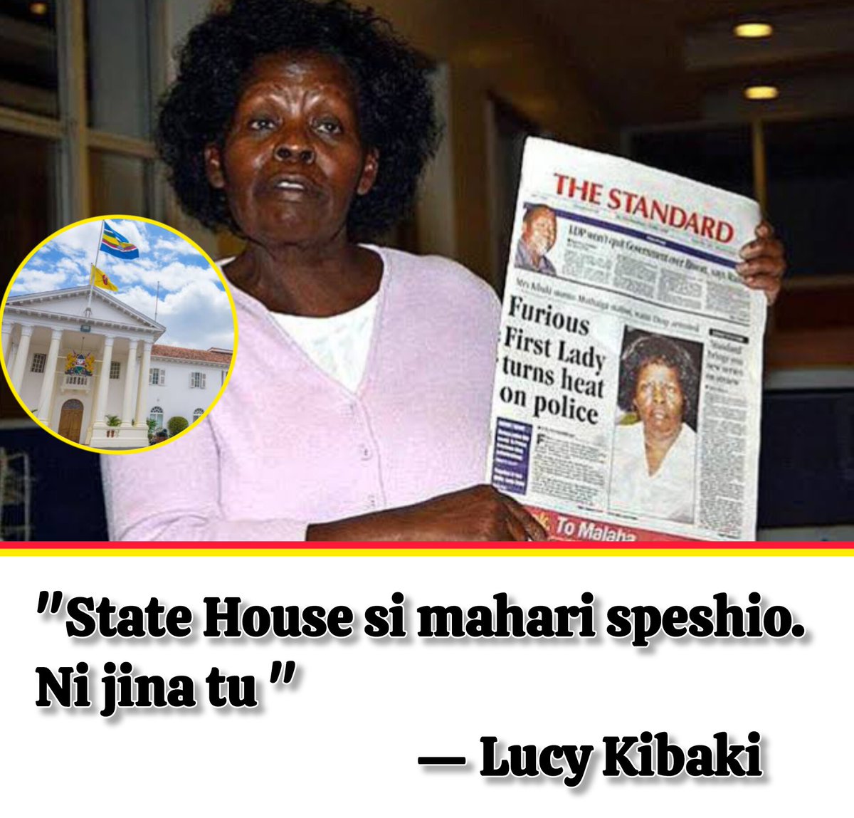 A very wise woman once said: