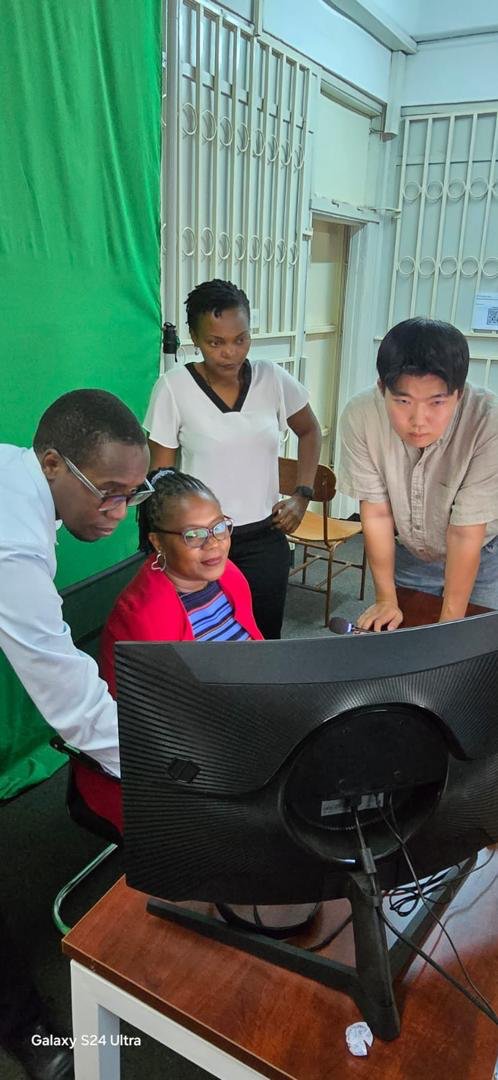 Directorate For ICT Support - Makerere University (@dictsmakerere) on Twitter photo #KOICA #KDS #KNOU
𝗣𝗿𝗼𝗷𝗲𝗰𝘁 𝗳𝗼𝗿 𝗘𝗻𝗵𝗮𝗻𝗰𝗶𝗻𝗴 𝗲𝗟𝗲𝗮𝗿𝗻𝗶𝗻𝗴 <a href="/Makerere/">Makerere University</a>
Dr. Lydia Mazzi Kayondo from Department of Geomatics & Land Management preparing to do her recording of #eLearning content for GLM7106 fundamentals of GIS at the <a href="/MakCEDAT/">Makerere University CEDAT</a> Micro Studio. #KOICA #KDS #KNOU
𝗣𝗿𝗼𝗷𝗲𝗰𝘁 𝗳𝗼𝗿 𝗘𝗻𝗵𝗮𝗻𝗰𝗶𝗻𝗴 𝗲𝗟𝗲𝗮𝗿𝗻𝗶𝗻𝗴 <a href="/Makerere/">Makerere University</a>
Dr. Lydia Mazzi Kayondo from Department of Geomatics & Land Management preparing to do her recording of #eLearning content for GLM7106 fundamentals of GIS at the <a href="/MakCEDAT/">Makerere University CEDAT</a> Micro Studio.