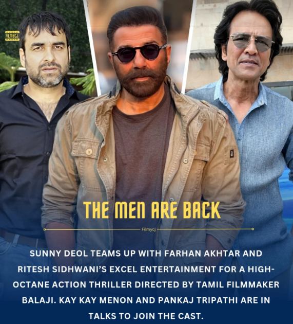 SunnyDeolFanHu's tweet image. Shoot from December!! Exciting News TBH

#SunnyDeol #PankajTripathi #KKMenon @excelmovies