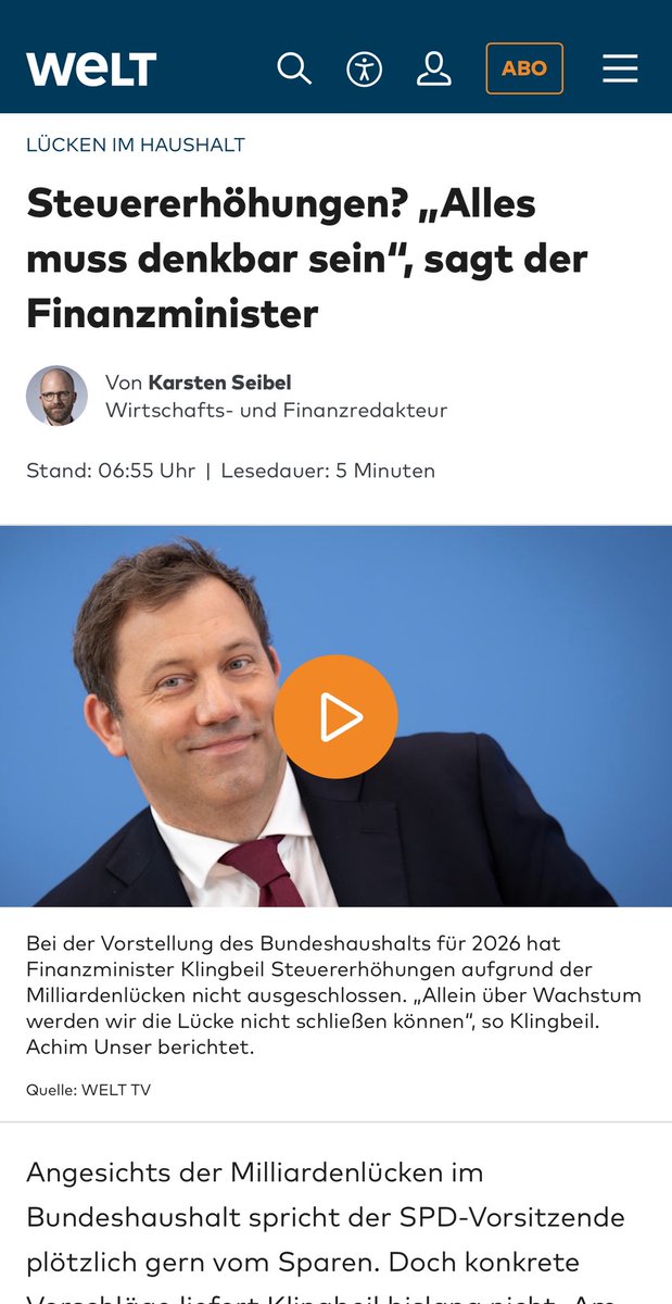 Das Loch im Haushalt ist riesig und der Staat muss sparen. Wo genau sagt der Finanzminister allerdings nicht. Eigentlich sind diese Summen nur durch Kürzungen beim Sozialstaat zu holen. 
Dass die Steuern (vermutlich kräftig) erhöht werden sollen war zu erwarten. Die typische