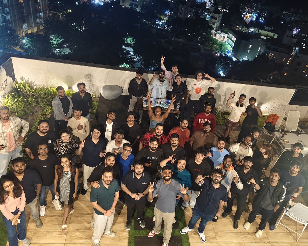 Zo Zo Zo 
On 30th July 2025, ETHGlobal celebrated their 10th anniversary at BLRxZo
This photo captures a glimpse of that celebration.
Everyone came together to mark the occasion, and it turned out to be a truly memorable event.

#blrxzo #ETH