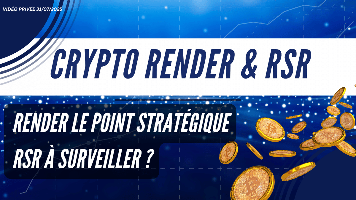Une vidéo sur le $RENDER & $RSR est disponible dans le Club Lexa Rocket 🚀  et dans le Lexa Spotlight Si vous êtes déjà abonné, RDV dans le channel du  club, sinon