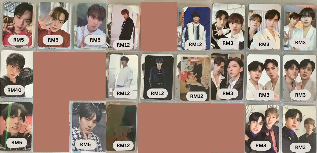 [2/3] WTS MONSTA X MINHYUK PHOTOCARD

💫Posting out after 31/8 ONLY 
💫WM RM10 , EM RM10
💫Get more, discount 👌🏻
💫Within Malaysia ONLY
💫No photo/Video with lighting 🙏🏻

DM for enquiry ❣️