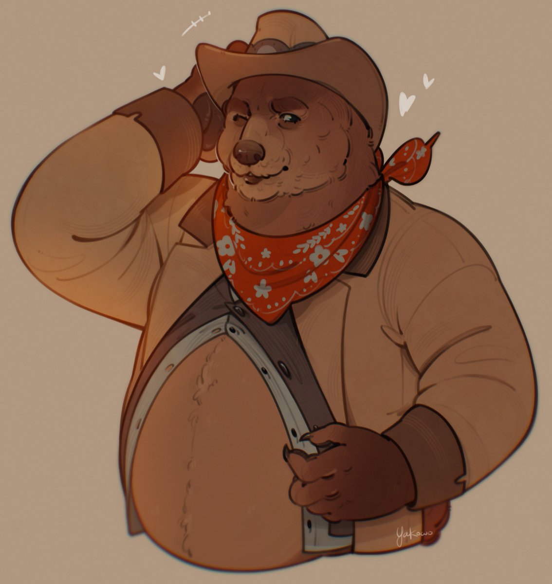 c0mmissi0n for @/SirCowboyKnight 🐻❤️