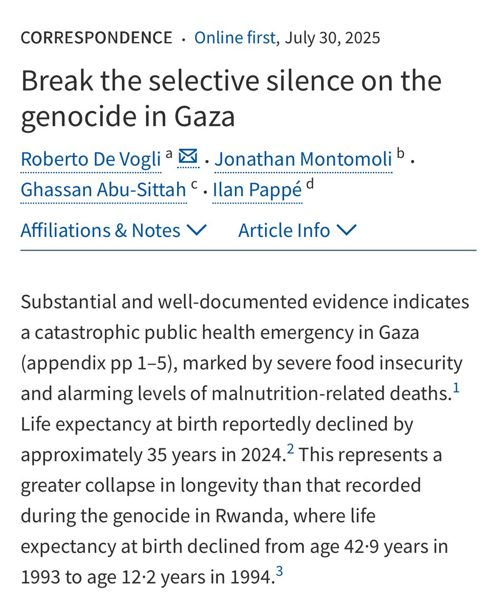 If you’re an academic/medical professional working in health care, social sciences or you’re an artist, journalist, anyone with a platform

YOU HAVE A MORAL DUTY TO SPEAK UP NOW

Don’t be cowed into silence because of threats to your career or accusations of ‘antisemitism’

🧵1/5