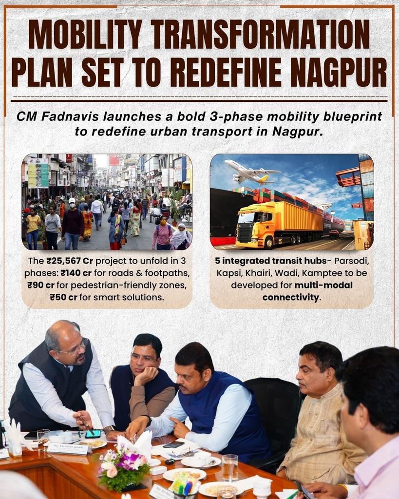 Prof. Sarita Sidh (@profsaritasidh) on Twitter photo Game-changer! 5 new transit hubs to boost Nagpur’s mobility. Thank you Devendra ji! <a href="/Dev_Fadnavis/">Devendra Fadnavis</a> Game-changer! 5 new transit hubs to boost Nagpur’s mobility. Thank you Devendra ji! <a href="/Dev_Fadnavis/">Devendra Fadnavis</a>