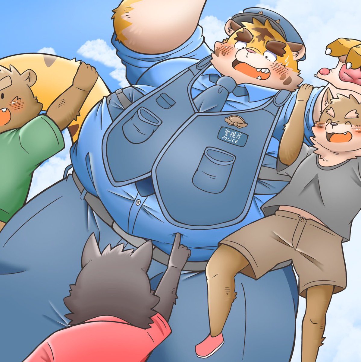 昔描いた大人純平気に入ってる