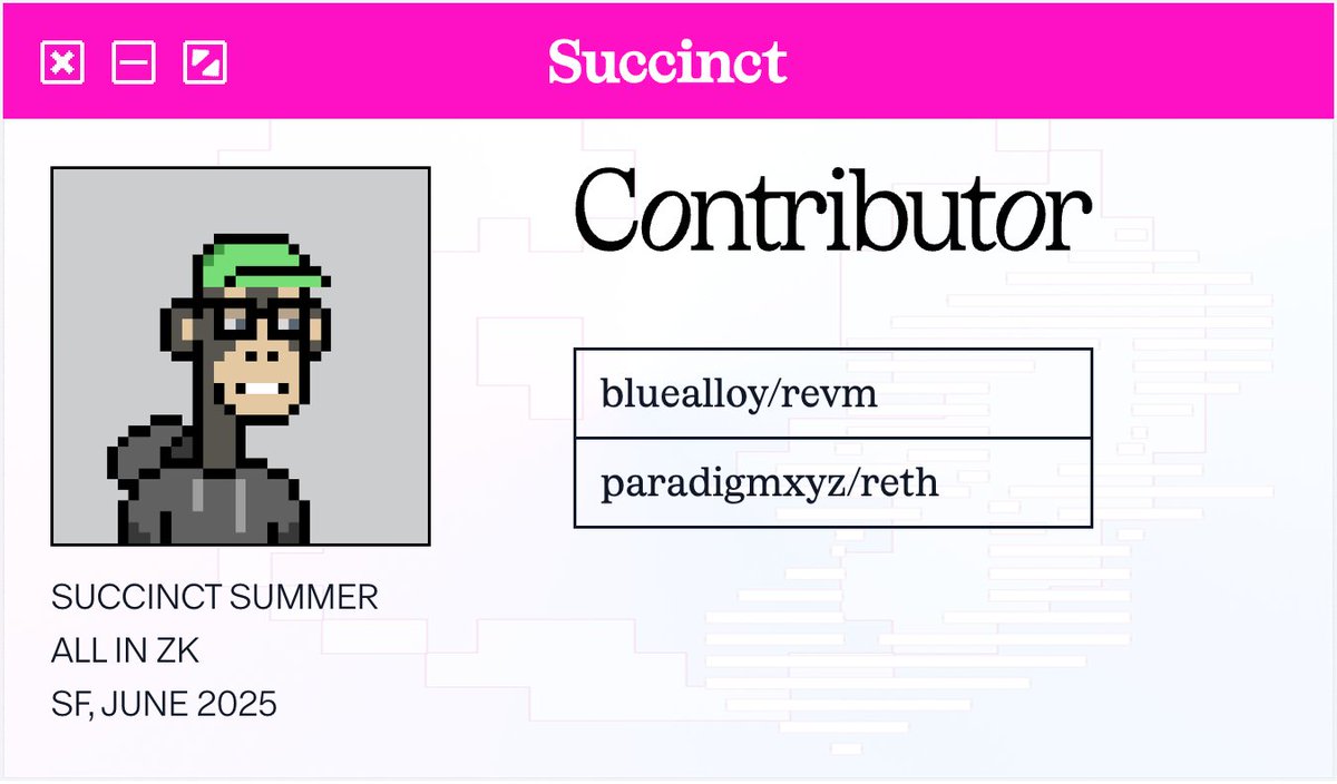 Thank you! <a href="/SuccinctLabs/">Succinct</a>