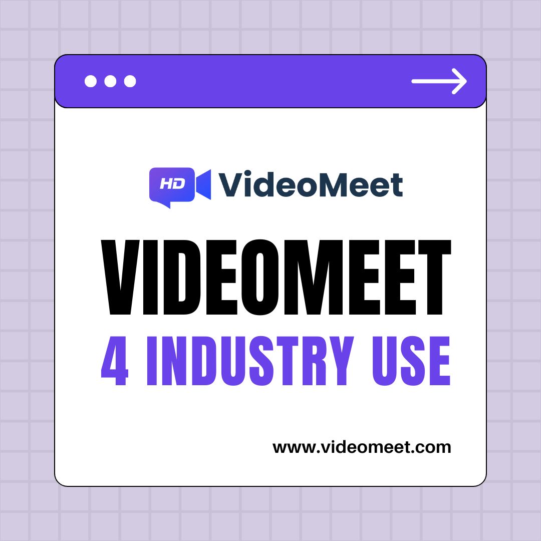 VIDEO_MEET's tweet image. Different industries, same goal: seamless communication. Swipe to see how VideoMeet helps your field thrive.

#IndustrySolutions #DigitalTransformation #videomeet #healthcare #education #advertising #finance #industrialsectors