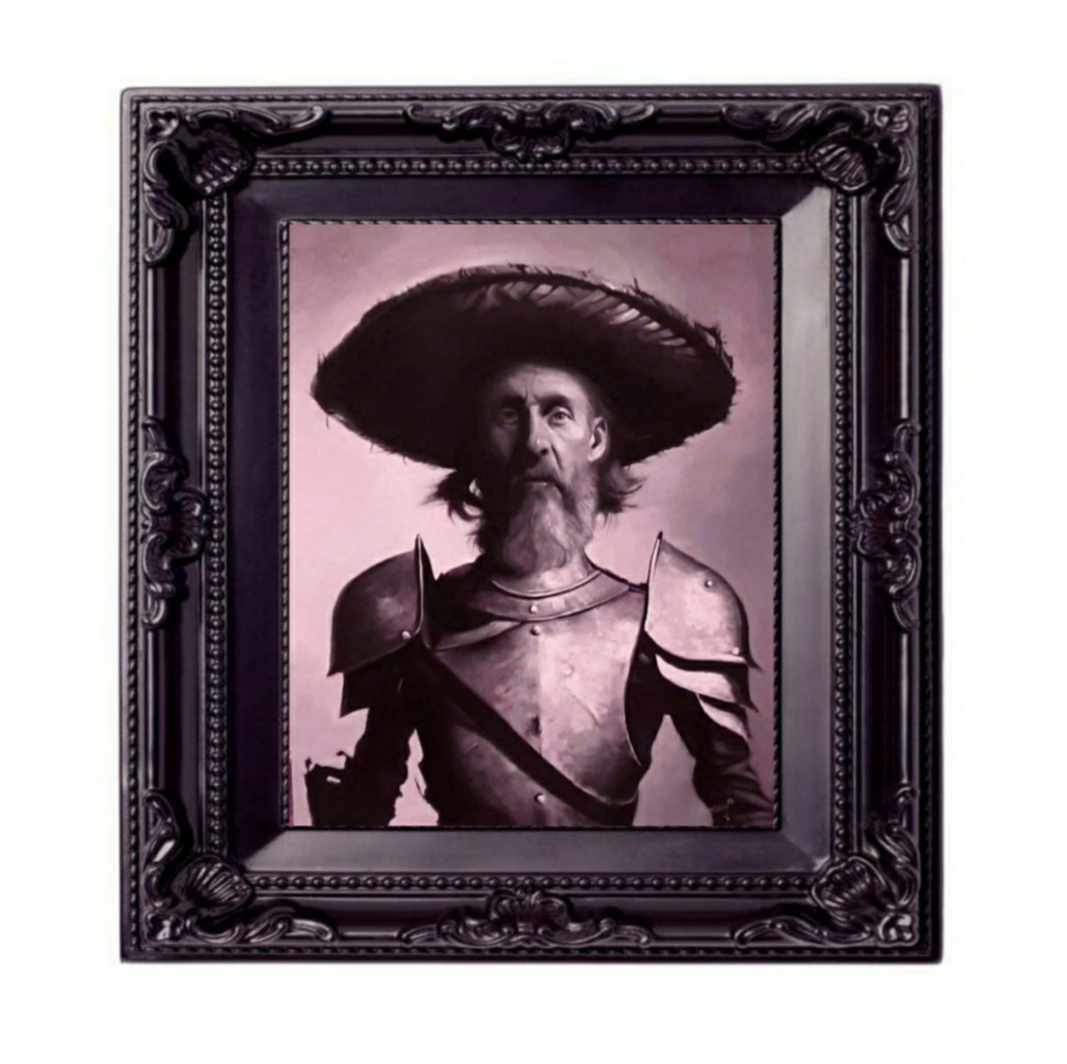 Don Quijote de La Mancha, Óleo sobre tabla. MOISESCEREZO.ES #PINTORDENOVELAS