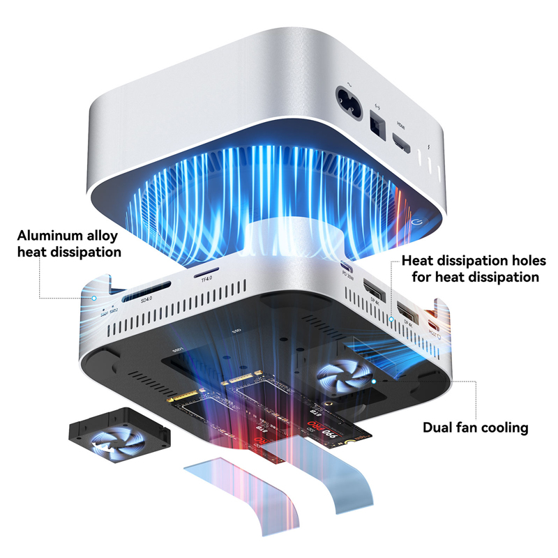 10  in 1 Mac Mini Dock
